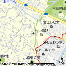 東京都八王子市小宮町1001-2周辺の地図