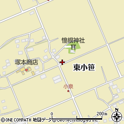 千葉県匝瑳市東小笹371-1周辺の地図