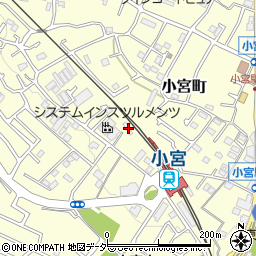 東京都八王子市小宮町775周辺の地図