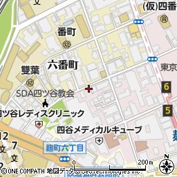 東京都千代田区二番町10-42周辺の地図
