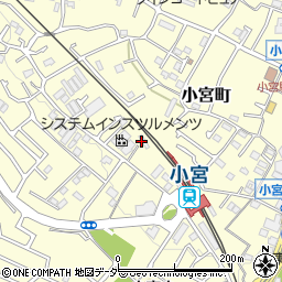 有限会社コミヤオート　鈑金塗装工場周辺の地図