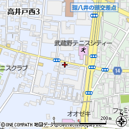 東京都杉並区高井戸西2丁目18-18周辺の地図