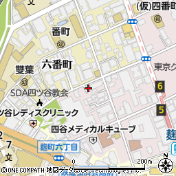東京都千代田区二番町10-19周辺の地図