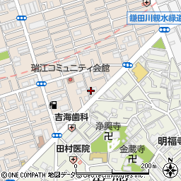 瑞江荘周辺の地図