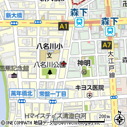 東京都江東区新大橋3丁目2周辺の地図