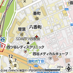 東京都千代田区六番町5-18周辺の地図