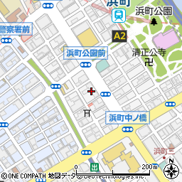 東京都中央区日本橋浜町2丁目19周辺の地図
