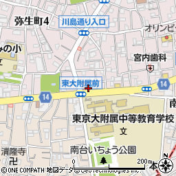 東京都中野区弥生町3丁目26-2周辺の地図