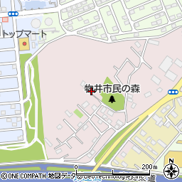 千葉県四街道市物井1783周辺の地図