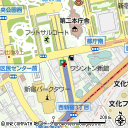 新宿出入口周辺の地図