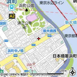 東京都中央区日本橋浜町2丁目54周辺の地図
