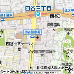 東京都新宿区左門町6周辺の地図