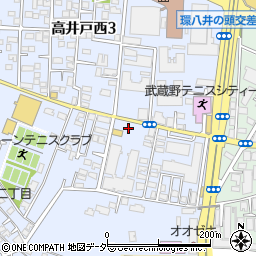 オリックスレンタカー高井戸店周辺の地図