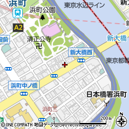 東京都中央区日本橋浜町2丁目54-5周辺の地図