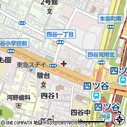 東京東信用金庫四谷支店周辺の地図