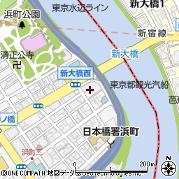 東京都中央区日本橋浜町3丁目42周辺の地図
