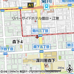 有限会社サニーランドリー　菊川店周辺の地図