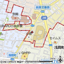 マテックス株式会社　小金井営業所周辺の地図