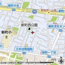 クレール新町周辺の地図