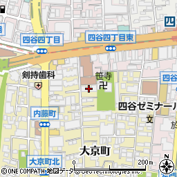 スターロワイヤル四谷大京町周辺の地図