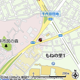 千葉県四街道市物井1445周辺の地図