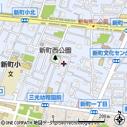 〒183-0052 東京都府中市新町の地図