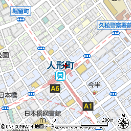 日本和装日本橋局周辺の地図
