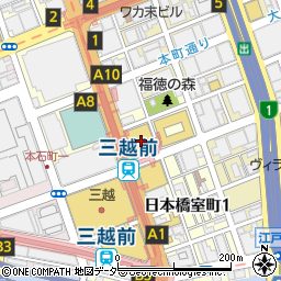 蕎麦割烹 稲田 コレド室町店周辺の地図