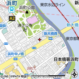 東京都中央区日本橋浜町2丁目54-4周辺の地図