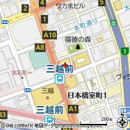 ＪＴＢ　日本橋コレド室町店周辺の地図