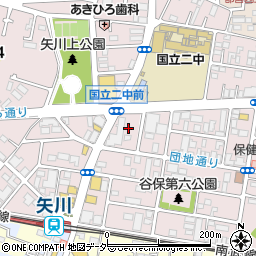日商岩井国立マンシヨン管理室周辺の地図