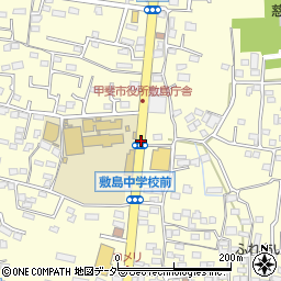 敷島中学校周辺の地図