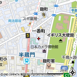 東京都千代田区一番町11-3周辺の地図