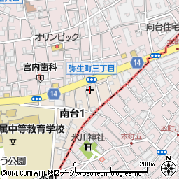 産経新聞南新宿専売所周辺の地図