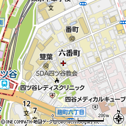 東京都千代田区六番町5-6周辺の地図