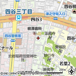 東京都新宿区須賀町3周辺の地図