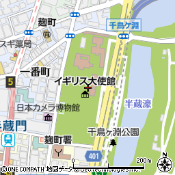 東京都千代田区一番町1周辺の地図