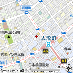 串屋横丁　人形町三丁目店周辺の地図