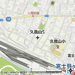 東京都杉並区久我山5丁目13周辺の地図