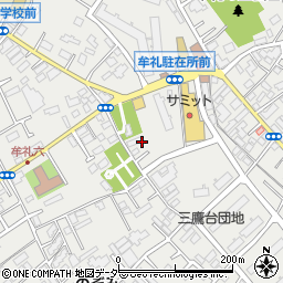 東京都三鷹市牟礼周辺の地図