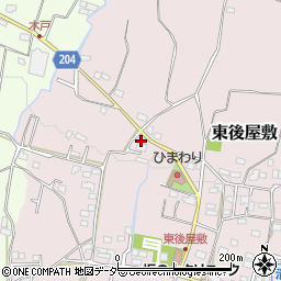 山梨県山梨市東後屋敷145周辺の地図