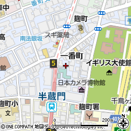 東京都千代田区一番町11周辺の地図