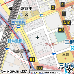 日本銀行周辺の地図