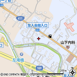 東京都八王子市左入町385周辺の地図