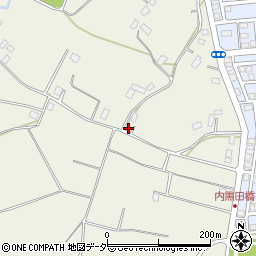 千葉県四街道市内黒田252-2周辺の地図