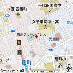 東京都千代田区二番町2-1周辺の地図
