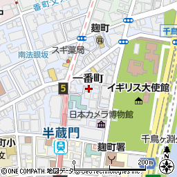 東京都千代田区一番町11-5周辺の地図