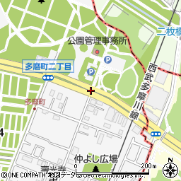 武蔵野公園東周辺の地図