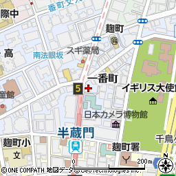 東京都千代田区一番町11-1周辺の地図