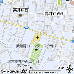 武蔵野ドームテニススクール周辺の地図
